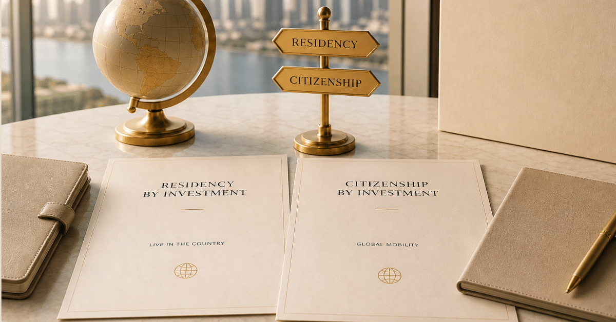 Residency by Investment vs. Citizenship by Investment: What’s the Difference? Citiverse