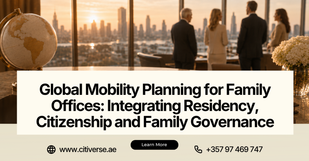 Global Mobility Planning for Family Offices Integrating Residency, Citizenship and Family Governance