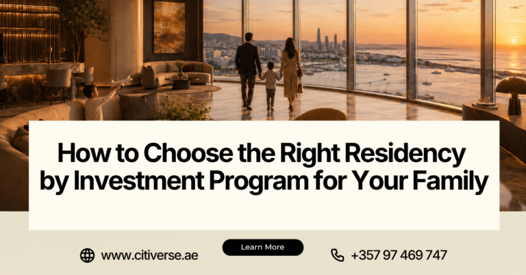 residency by investment for families