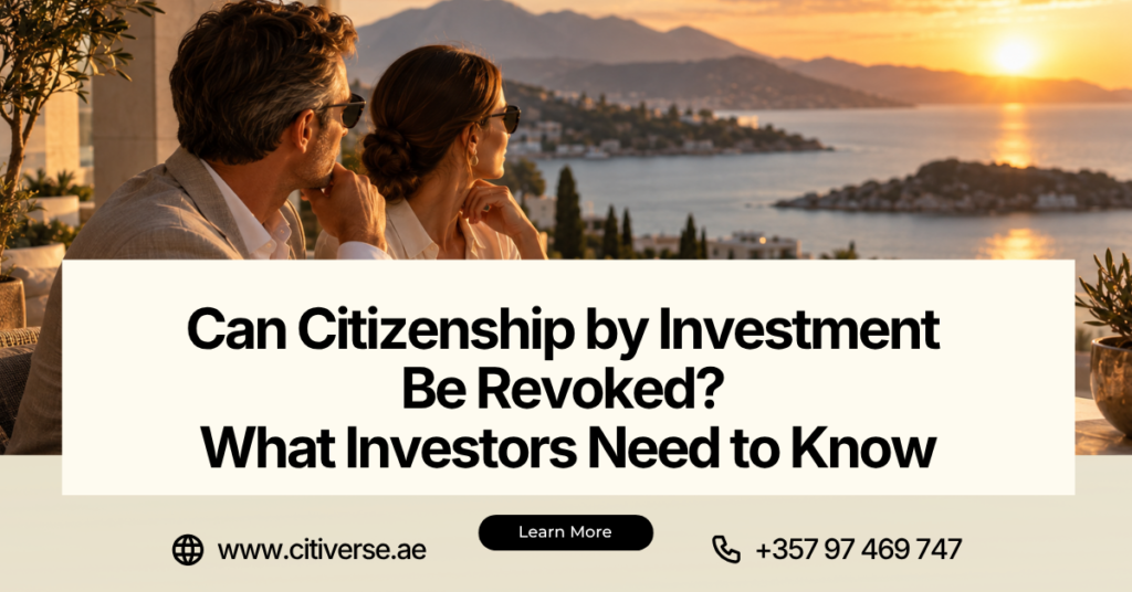 Can Citizenship by Investment Be Revoked 2026 Guide