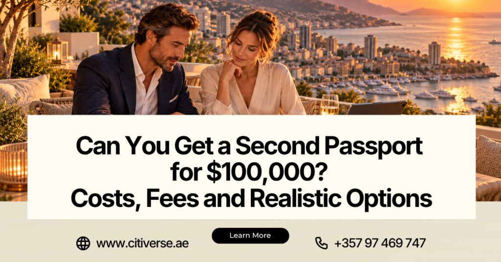 Can You Get a Second Passport for $100,000. Costs, Fees and Realistic Options